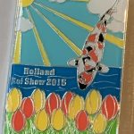 23rd Holland Koi Show 2015 red-yellow tulips silver outline