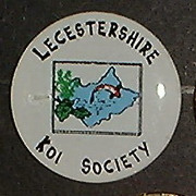 Lecestershire (mispelt) Koi society trophy pin