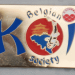Belgian Koi Society Club pin gold