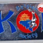 Belgian Koi Society Club pin silver