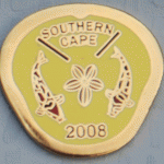 Southern Cape Chapter 2008 Show Visitors pin(yellow background)