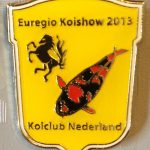 Koi Club Nederland 2013 Hi Utsuri on Yellow