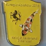 Koi Club Nederland 2016 Yellow shield