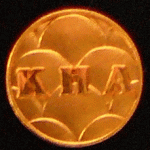 Koi Health Advisor version 2 shiny gold pin (first level KHA)