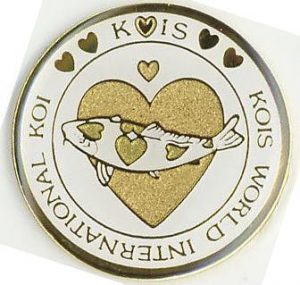 Kois World International Koi gold on white
