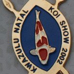 KZN 2002 Show pin - for Visitors (blue background) Kohaku