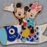 Mickey & Minny on Koi nobori (Carp Streamer) Boy's Day 2003