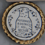 Potteries & District section trophy pin white