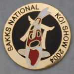 SAKKS NATIONAL Show pin 2004. Visitors (black background)