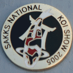 SAKKS NATIONAL Show pin 2005. Visitors (black background)