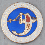 San Francisco Bay Area Koi Club New Pin