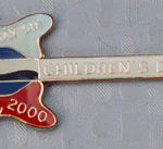 Tokyo - 2000 - Children's Day - Guitar w/ Samurai Sword & Red/White Fish Kites