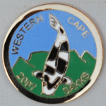 Western Cape Show pin 2007. Exhibitors (green mountain)