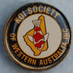 Koi Society of western Australia black/gold