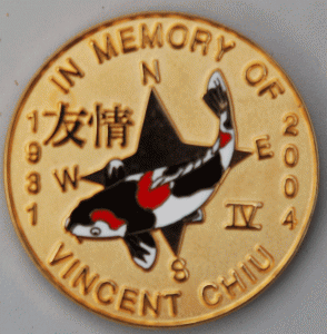 Vincent Chiu memorial pin
