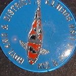 Hoyland & District Koi & Pond fish society Trophy pin