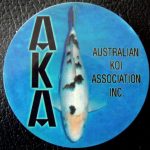 Australian Koi Association trophy pin Bekko