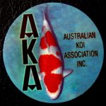 Australian Koi Association trophy pin Ginrin A (Kohaku)