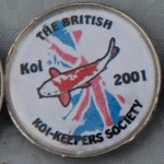 Koi 2001 trophy pin