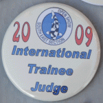Koi Show 2009 Button International Trainee judge