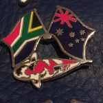 South African Australian Showa friendship pin