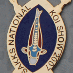 SAKKS NATIONAL Show pin 2007 - for Visitors (blue background)