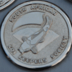 SAKKS Logo Silver Metal pin Large (60mm diameter)