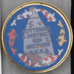 Potteries & District section trophy pin