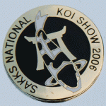 SAKKS NATIONAL Show pin 2006. Visitors (black background)