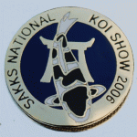 SAKKS NATIONAL Show pin 2006. Exhibitors (blue background)