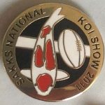 SAKKS NATIONAL Show pin 2011 - for Visitors (Kohaku)