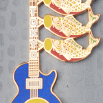 Tokyo - 2002 - Children's Day - Blue Vertical Guitar w/ Fishes