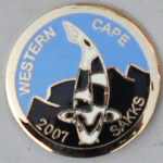Western Cape Show pin 2007. Visitors (black mountain)