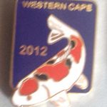 Western Cape Chapter Koi Show pin 2012. Visitors (Blue)